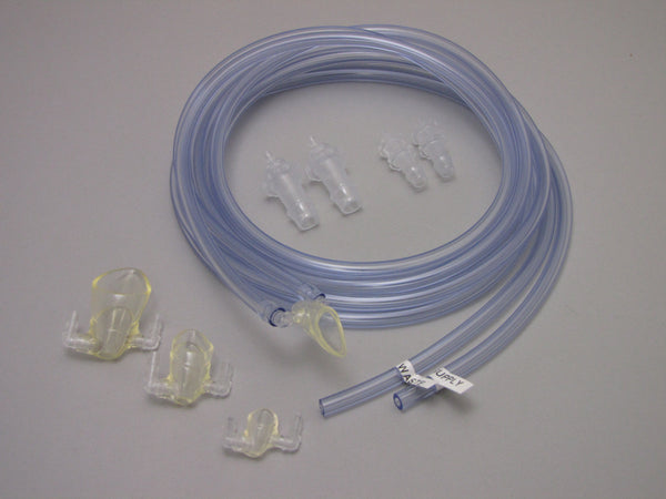 Rodent Anesthesia Face-Masks Kits - S, M, L, XL w/ Ports, Tubing & Adapters